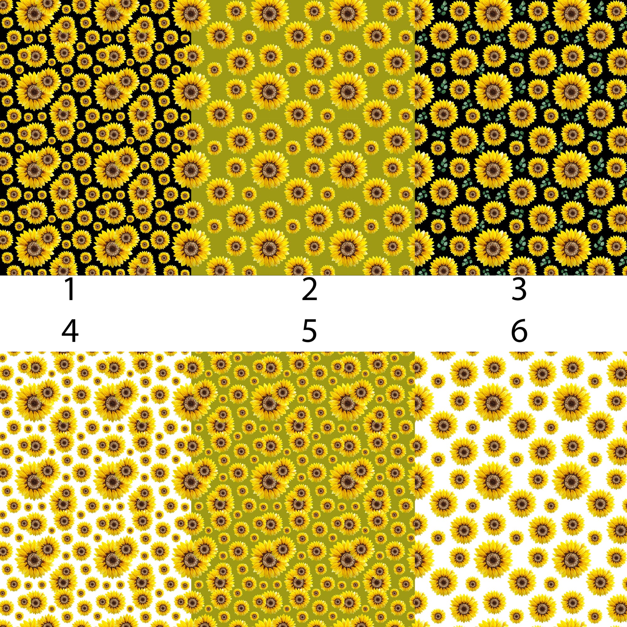 Sunflowers Adhesive Vinyl for Cricut