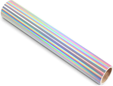 Holographic Rainbow SILVER Adhesive Vinyl