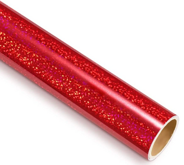 Holographic Sparkle RED Adhesive Vinyl