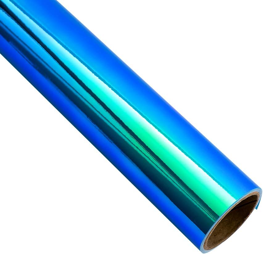 Opal Peacock Blue Adhesive Vinyl