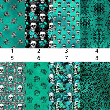 Teal Gothic Vinyl