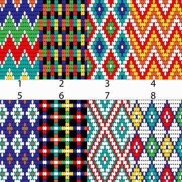 Tribal Bead Patterns Vinyl