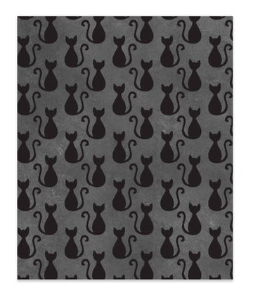 Halloween Cats Faux Leather Printed Patterns