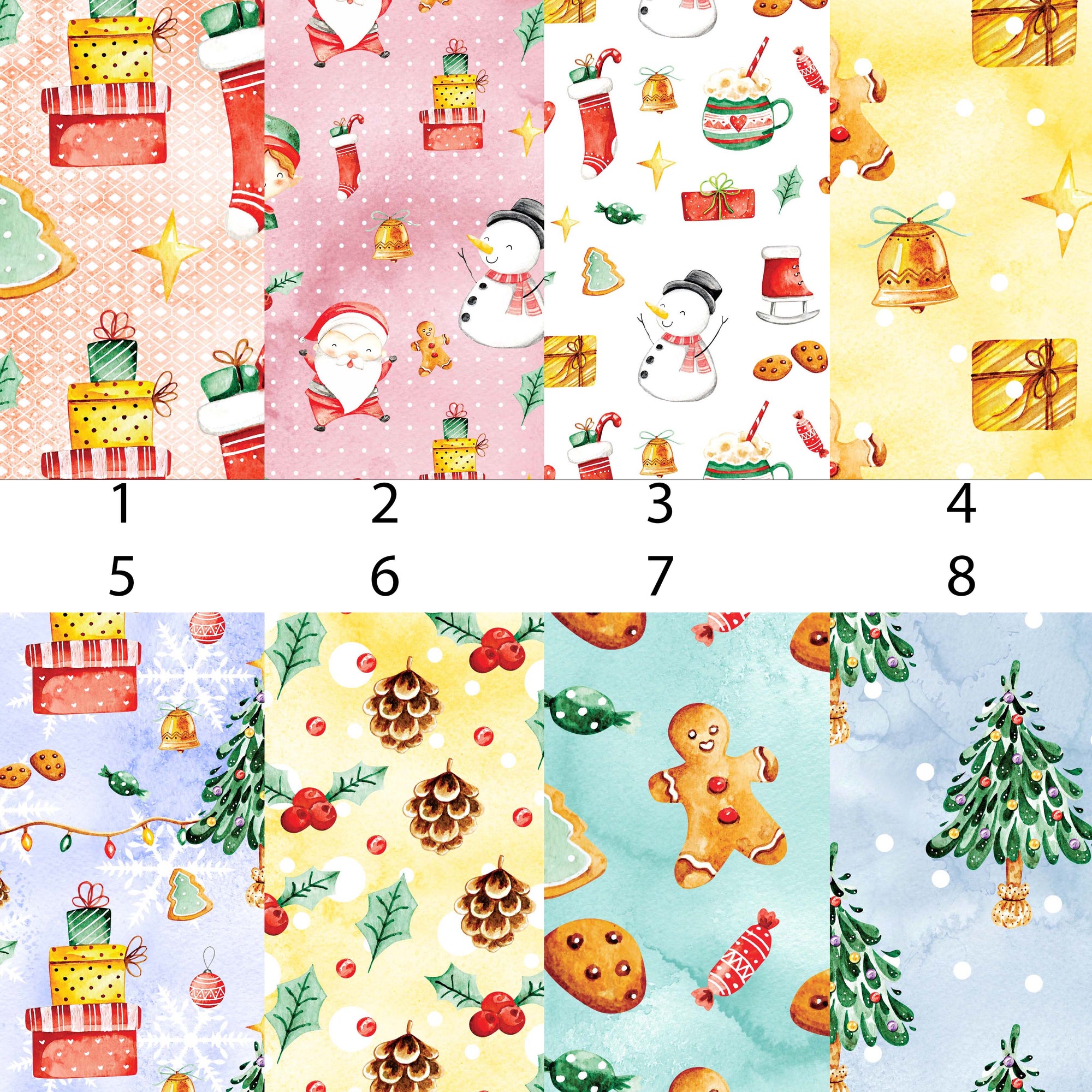 Watercolor Christmas Vinyl