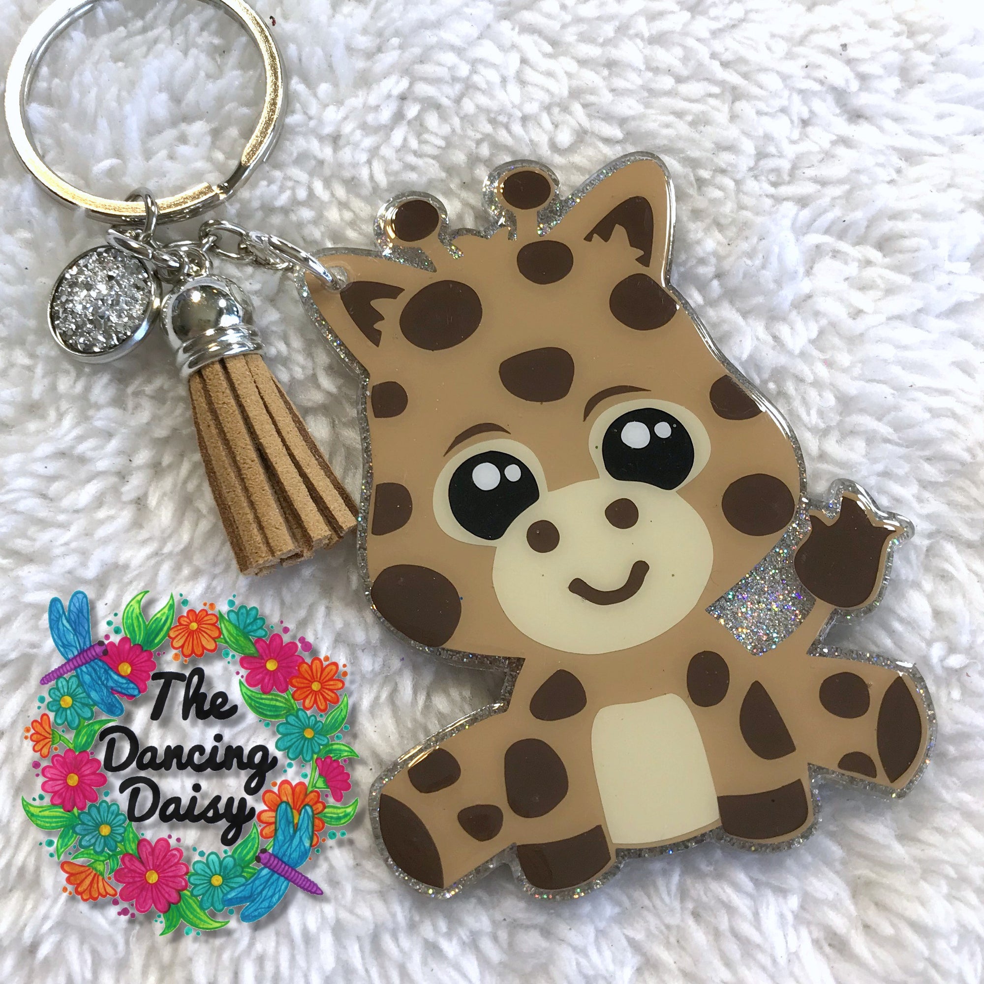 Baby Giraffe Sitting Acrylic Blank