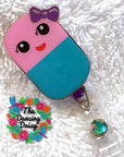 Medicine Pill w/ Bow Acrylic Blank