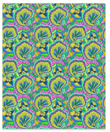 Colorful Psychedelic 8 Faux Leather
