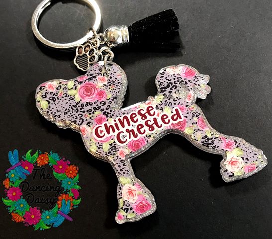 Chinese Crested Dog Profile Acrylic Blank