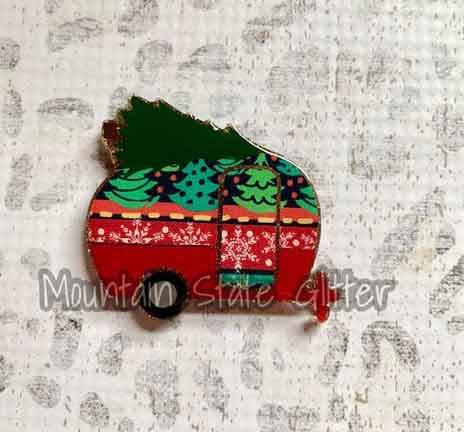Christmas Camper Acrylic Blank
