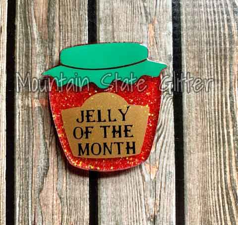 Jelly Jam Jar Acrylic Blank