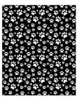 Paws Black Faux Leather