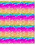 Rainbow Marble One 1 Faux Leather