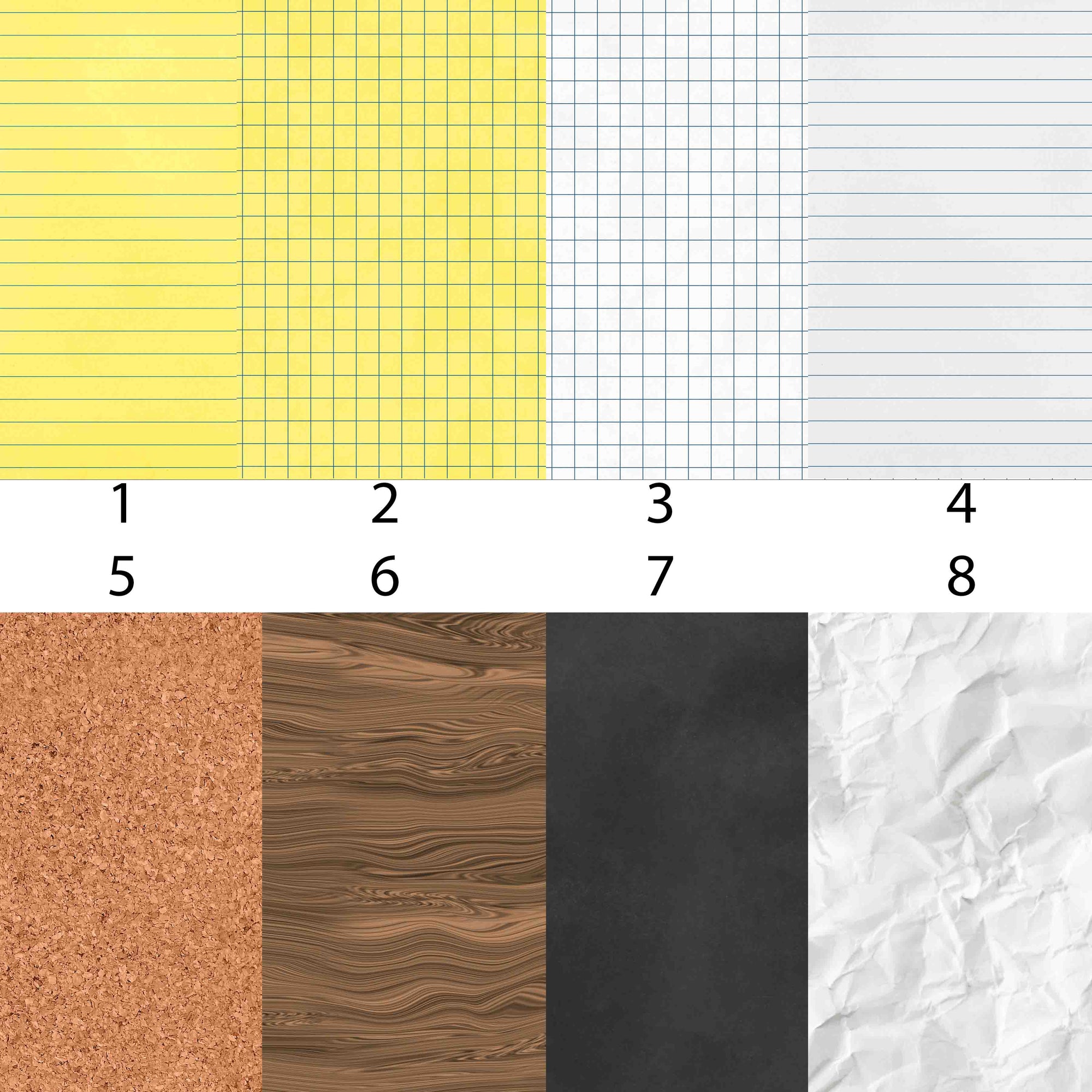 Adhesive Vinyl School Textures Printed Patterns