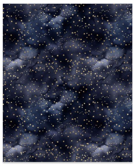 Starry Watercolor 3 Faux Leather